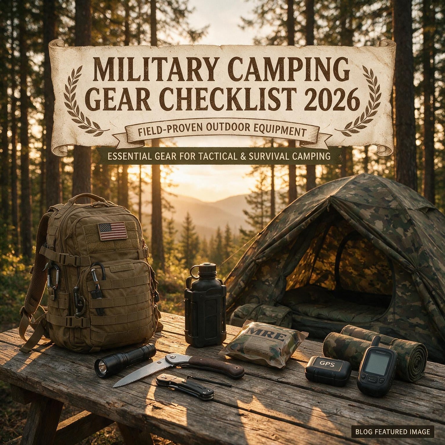 Military Camping gear Checklist