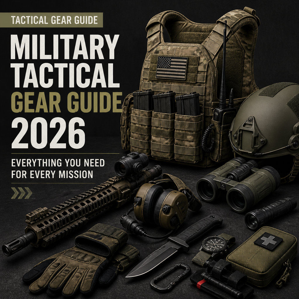 Military tactical gear guide 2026 — plate carriers, BDU pants, tactical boots and MOLLE gear from PX Supply