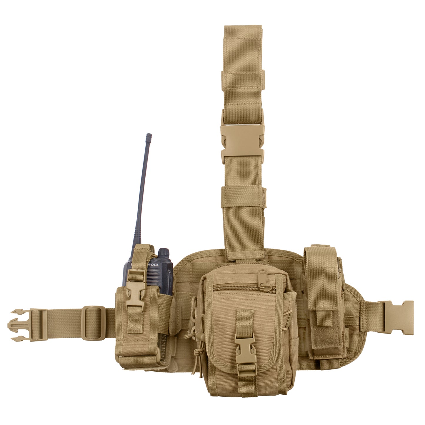 Rothco Drop Leg Utility Rig With 3 Pouches