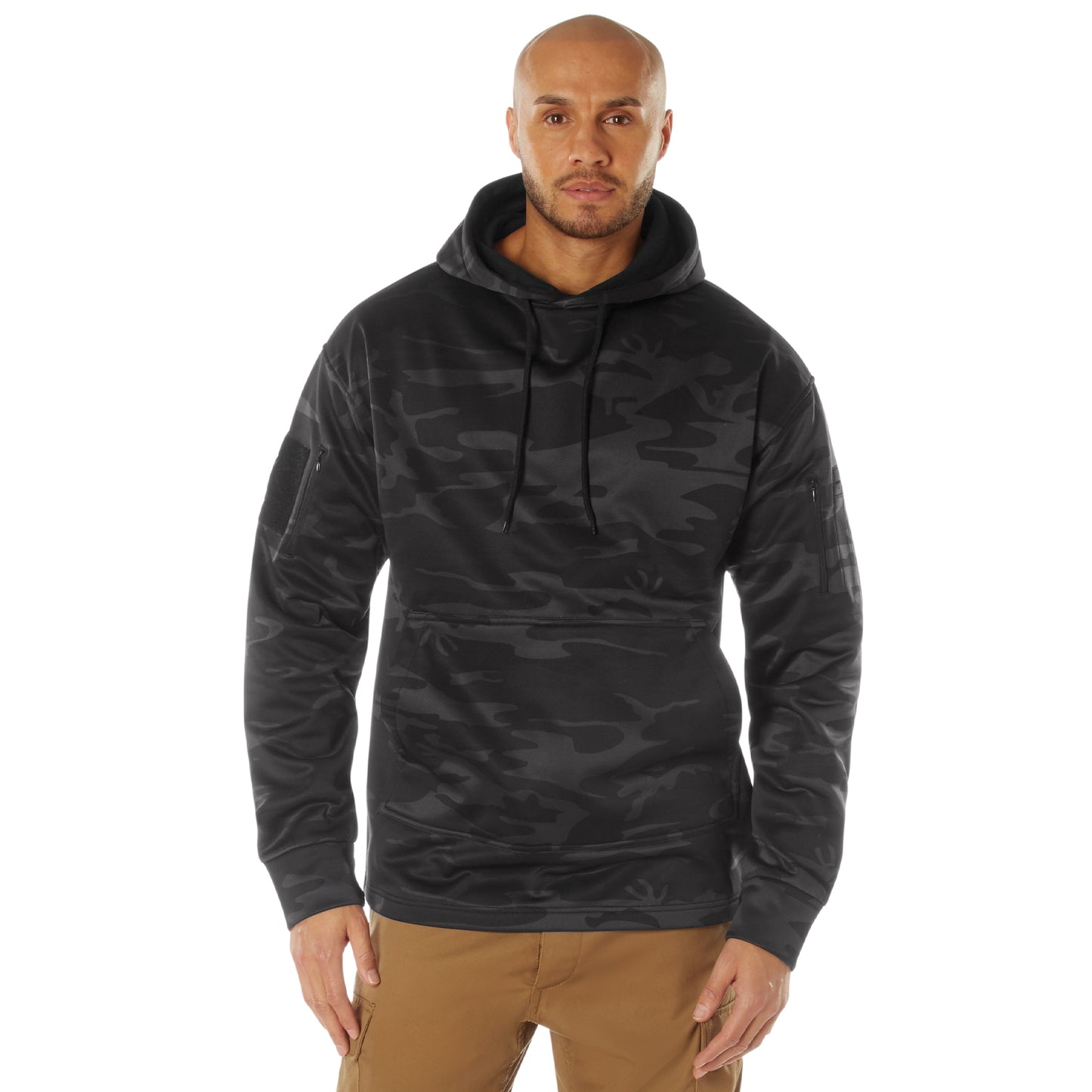 Rothco Concealed Carry Hoodie - Midnight Black Camo