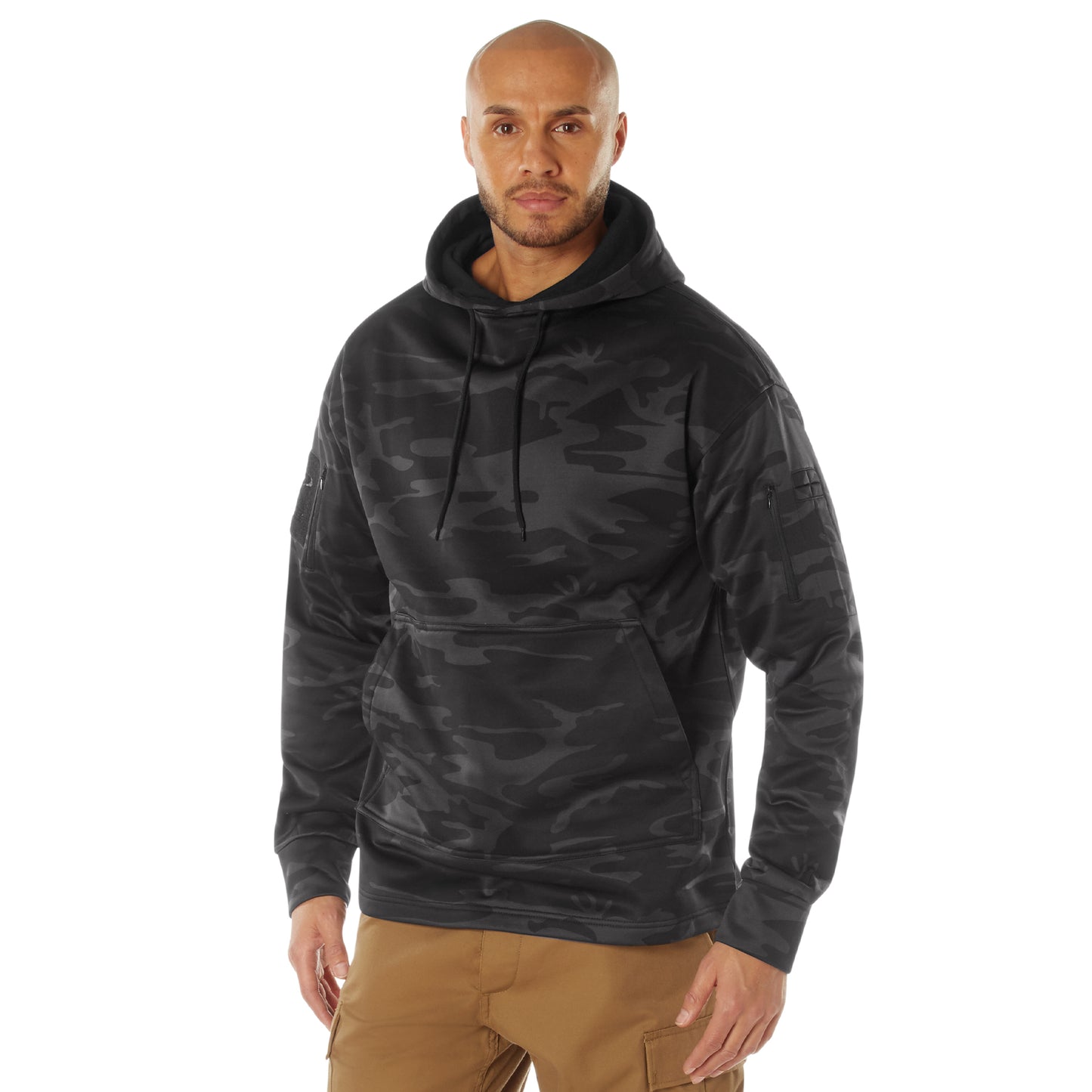 Rothco Concealed Carry Hoodie - Midnight Black Camo