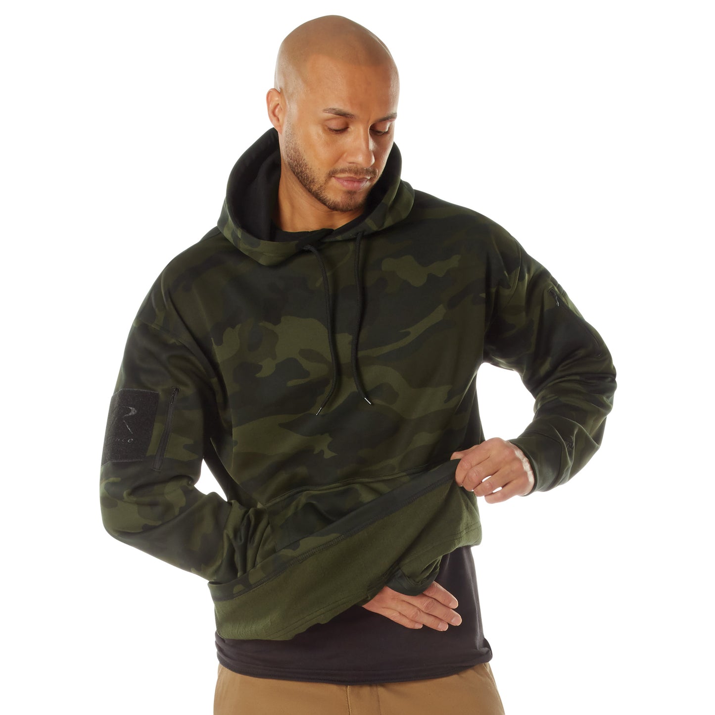 Rothco Concealed Carry Hoodie - Midnight Woodland Camo