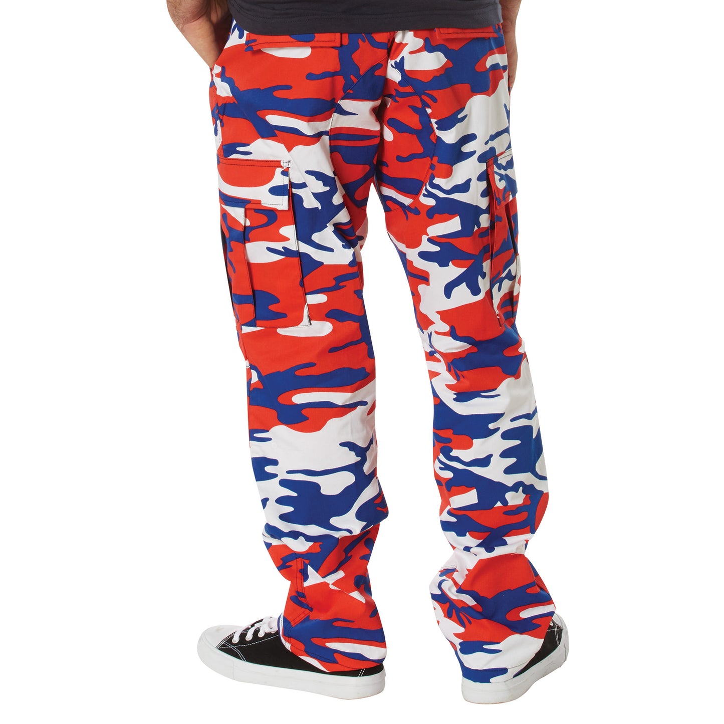 Rothco Color Camo Tactical BDU Pants - Red White and Blue Camo