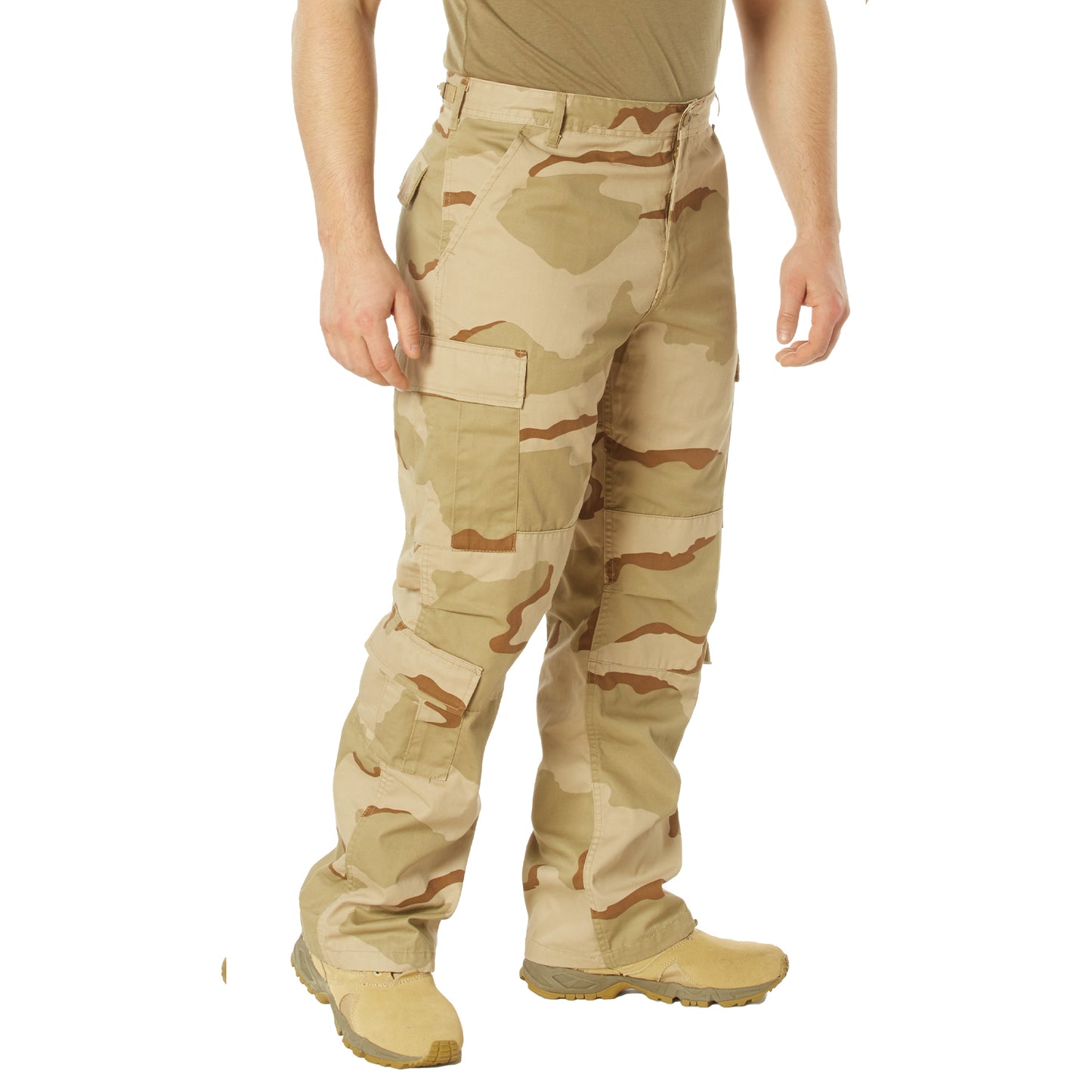 Rothco Vintage Camo Paratrooper Fatigue Pants - Tri Color Desert Camo