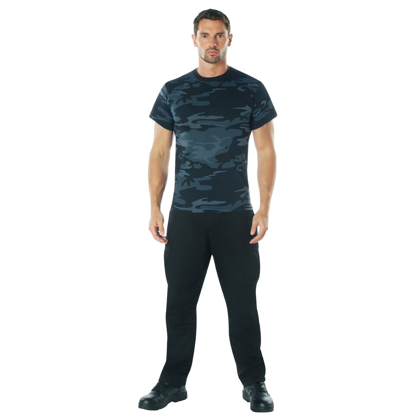 Rothco Camo T-Shirt - Midnight Blue Camo