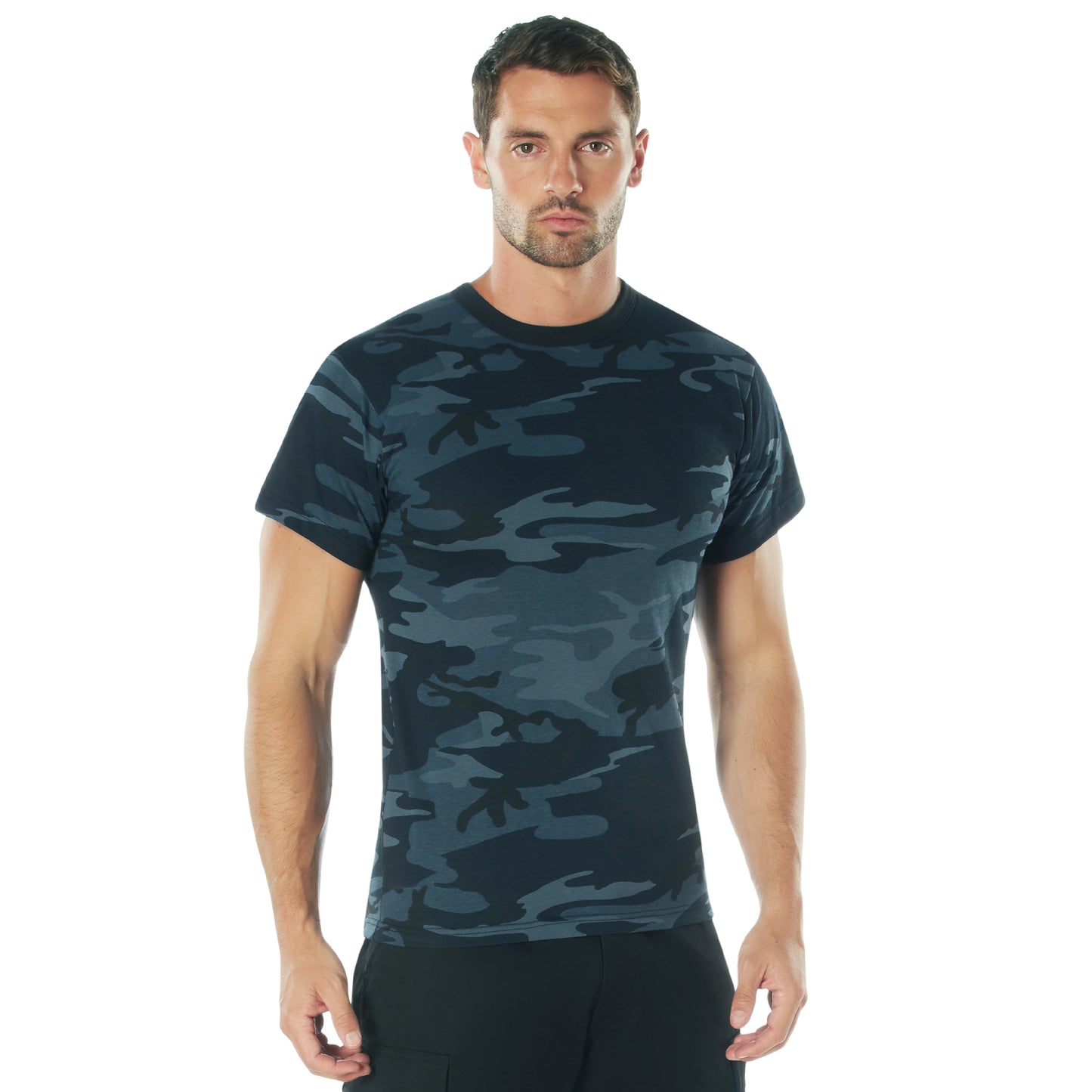Rothco Camo T-Shirt - Midnight Blue Camo
