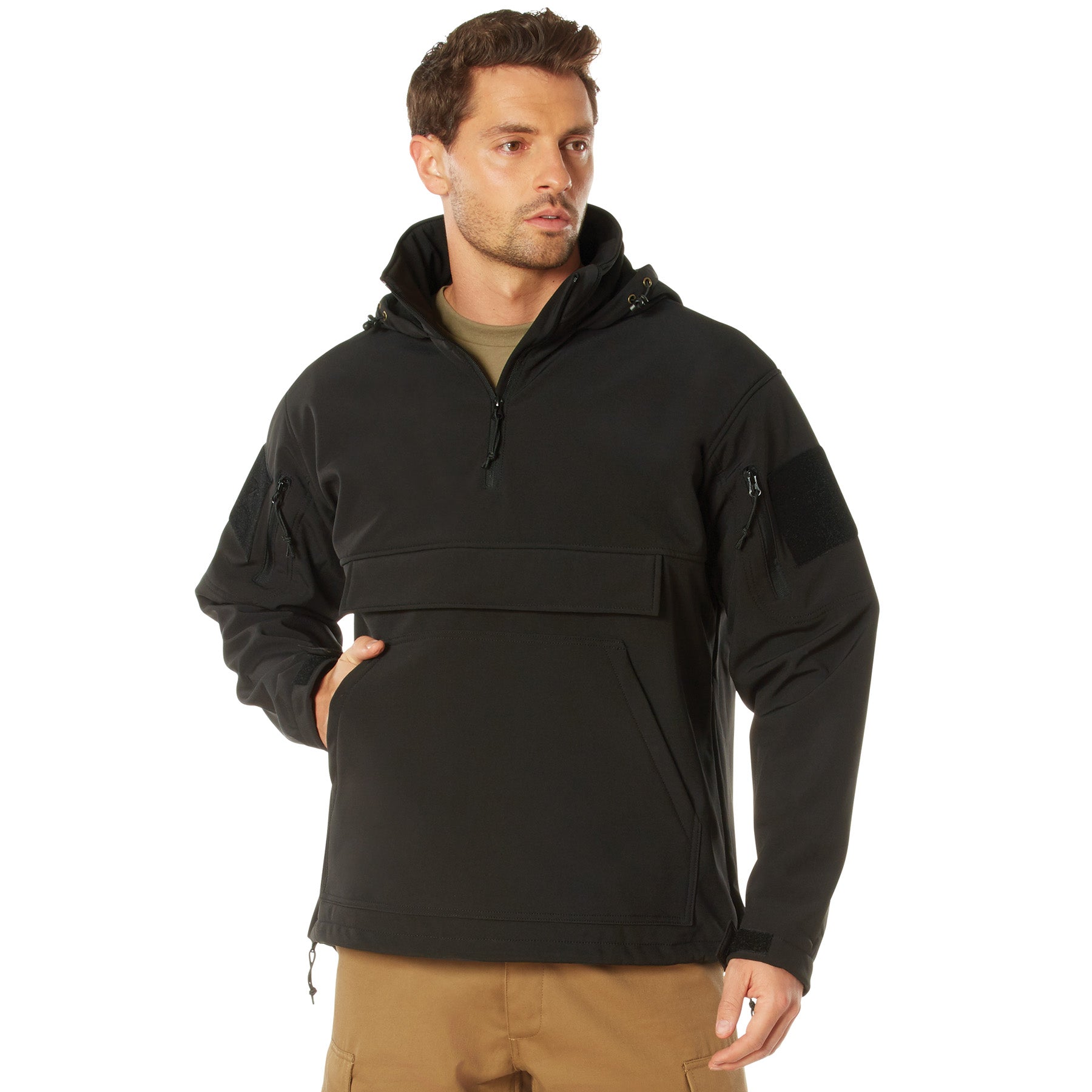 Rothco Concealed Carry Soft Shell Anorak Black – PX Supply, LLC
