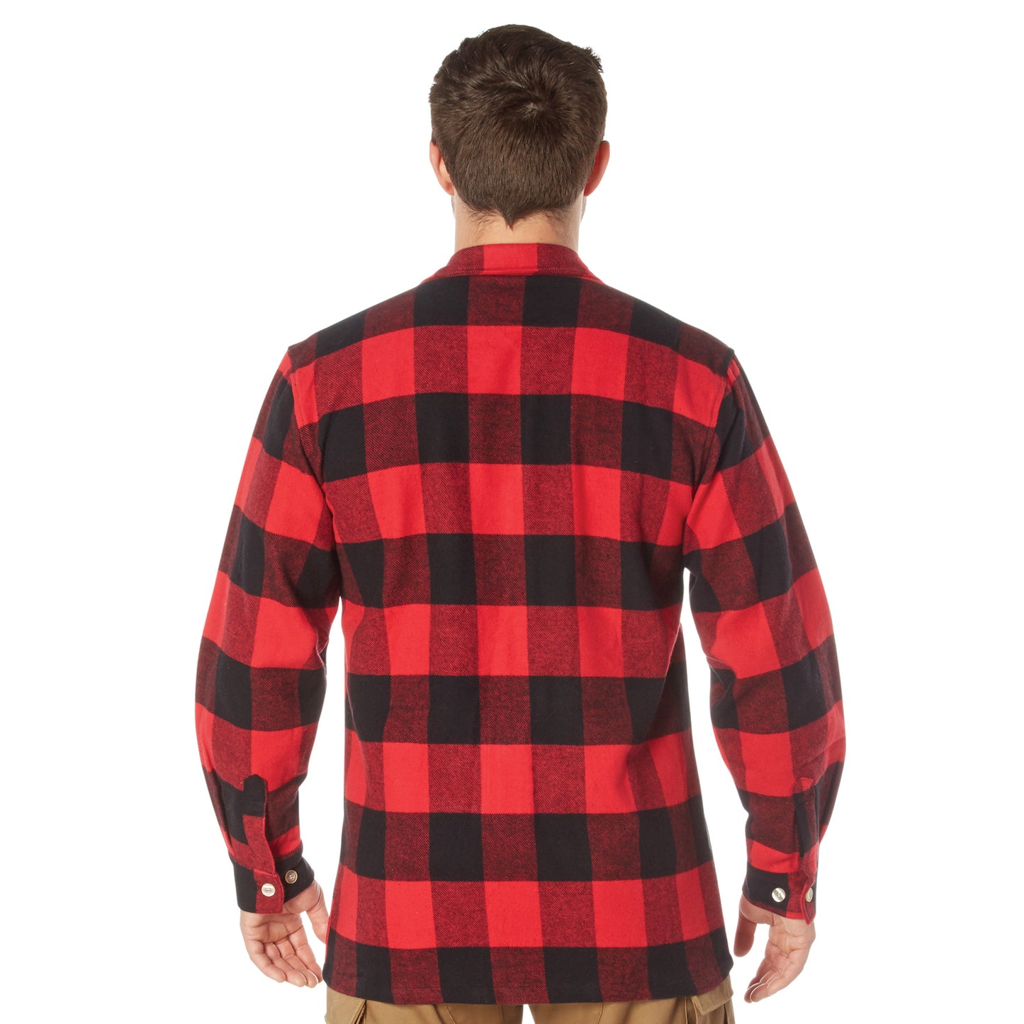 Rothco Concealed Carry Flannel Shirt - Red and Black