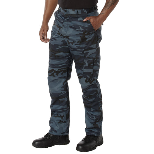 Rothco Color Camo Tactical BDU Pants - Dark Blue Camo