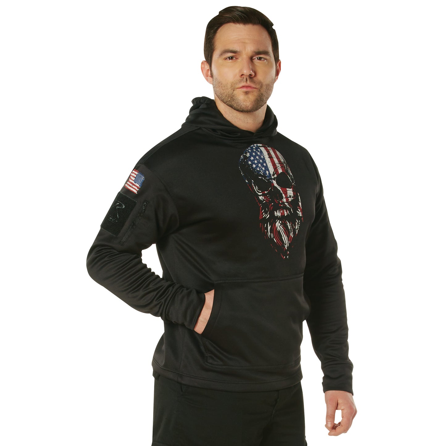 Rothco Concealed Carry Hoodie - Bearded Skull