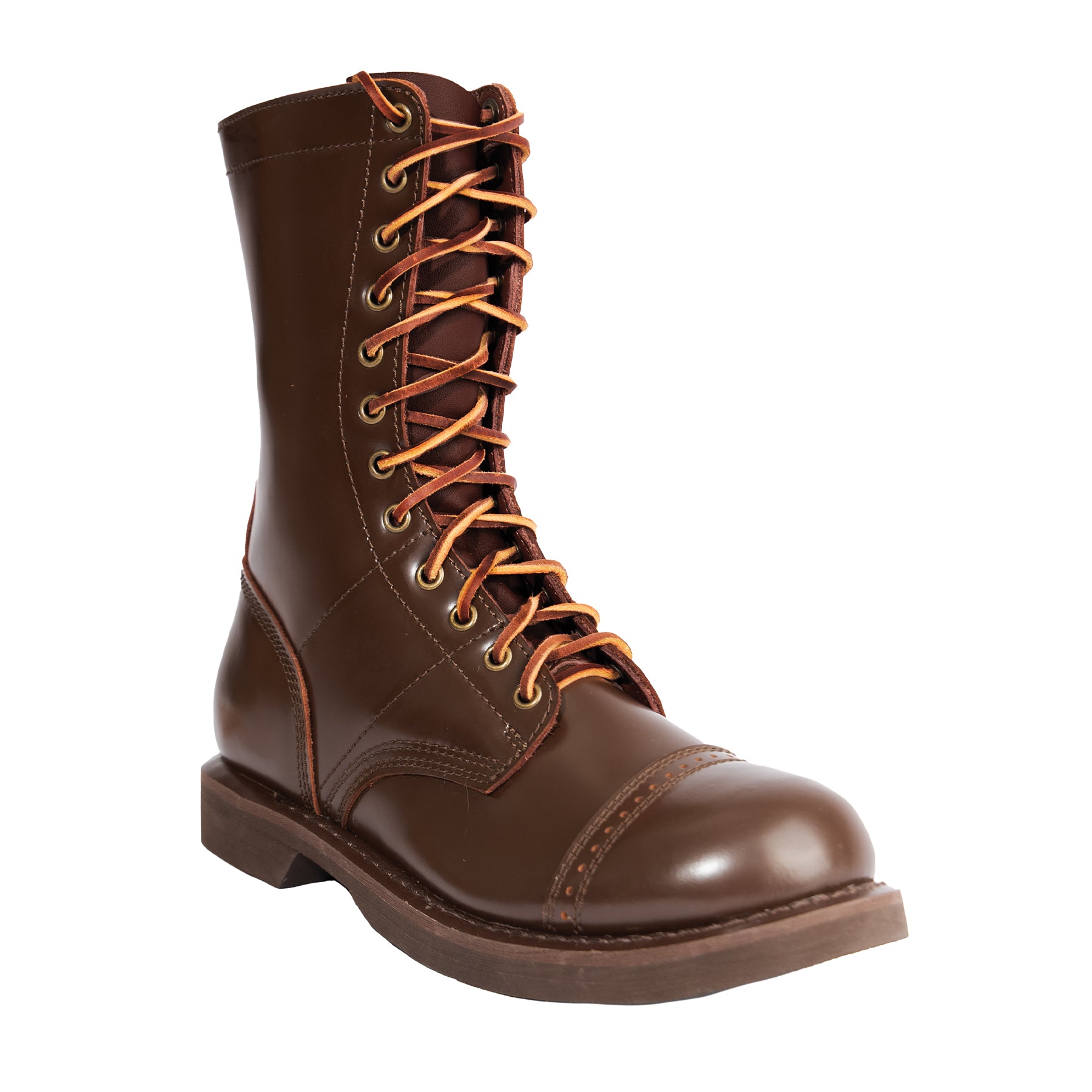 ROTHCO BROWN LEATHER JUMP BOOT - 10 INCHES