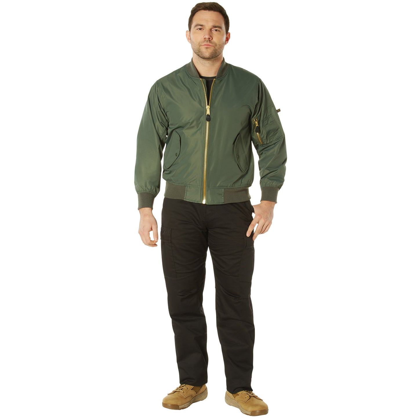 Rothco Lightweight MA-1 Flight Jacket - Sage Green