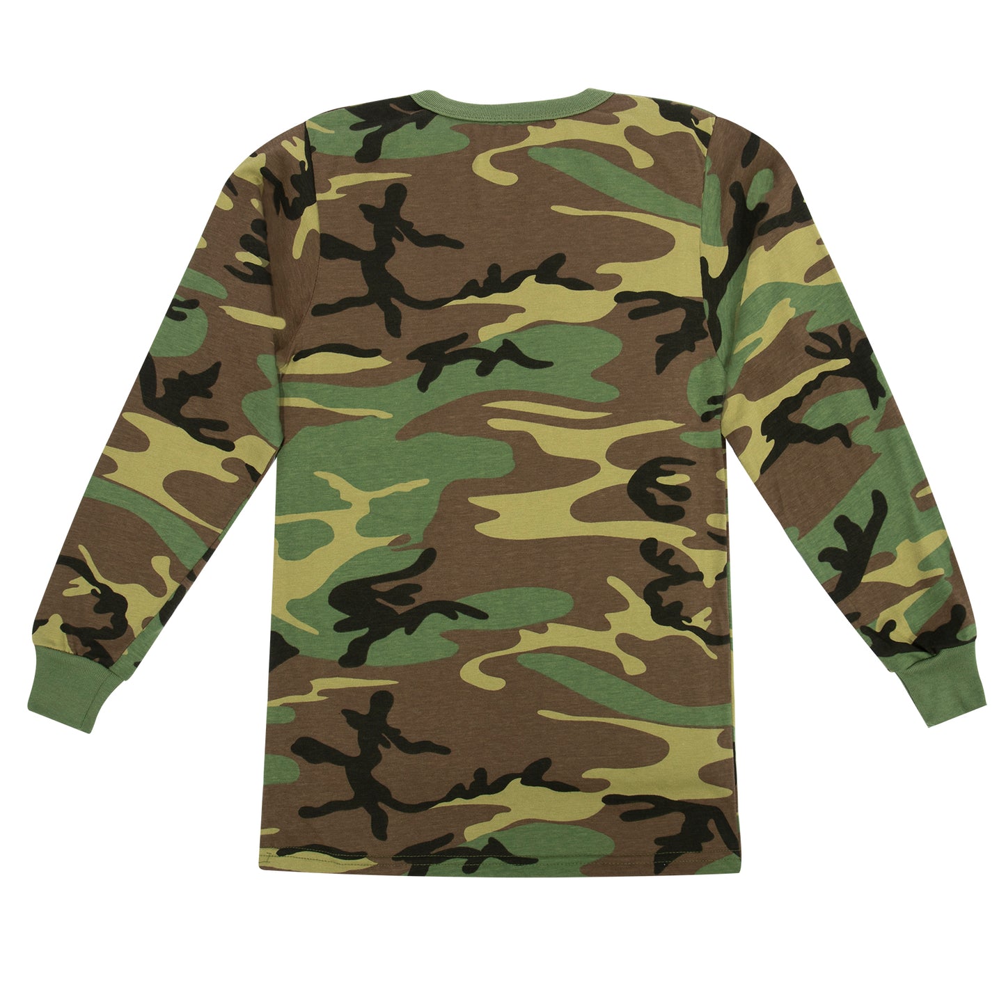 Rothco Kids Long Sleeve Camo T-Shirt - Woodland Camo
