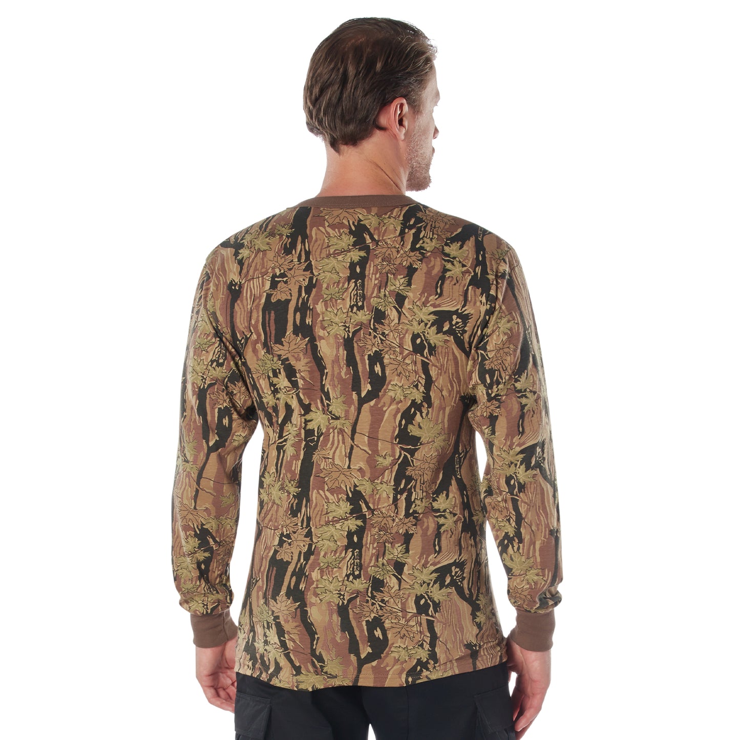 Rothco Long Sleeve Camo T-Shirt - Smokey Branch Camo