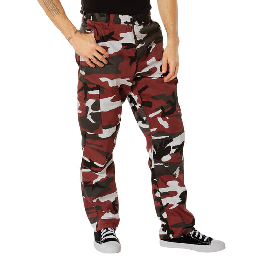 Rothco Color Camo Tactical BDU Pants - Red Camo