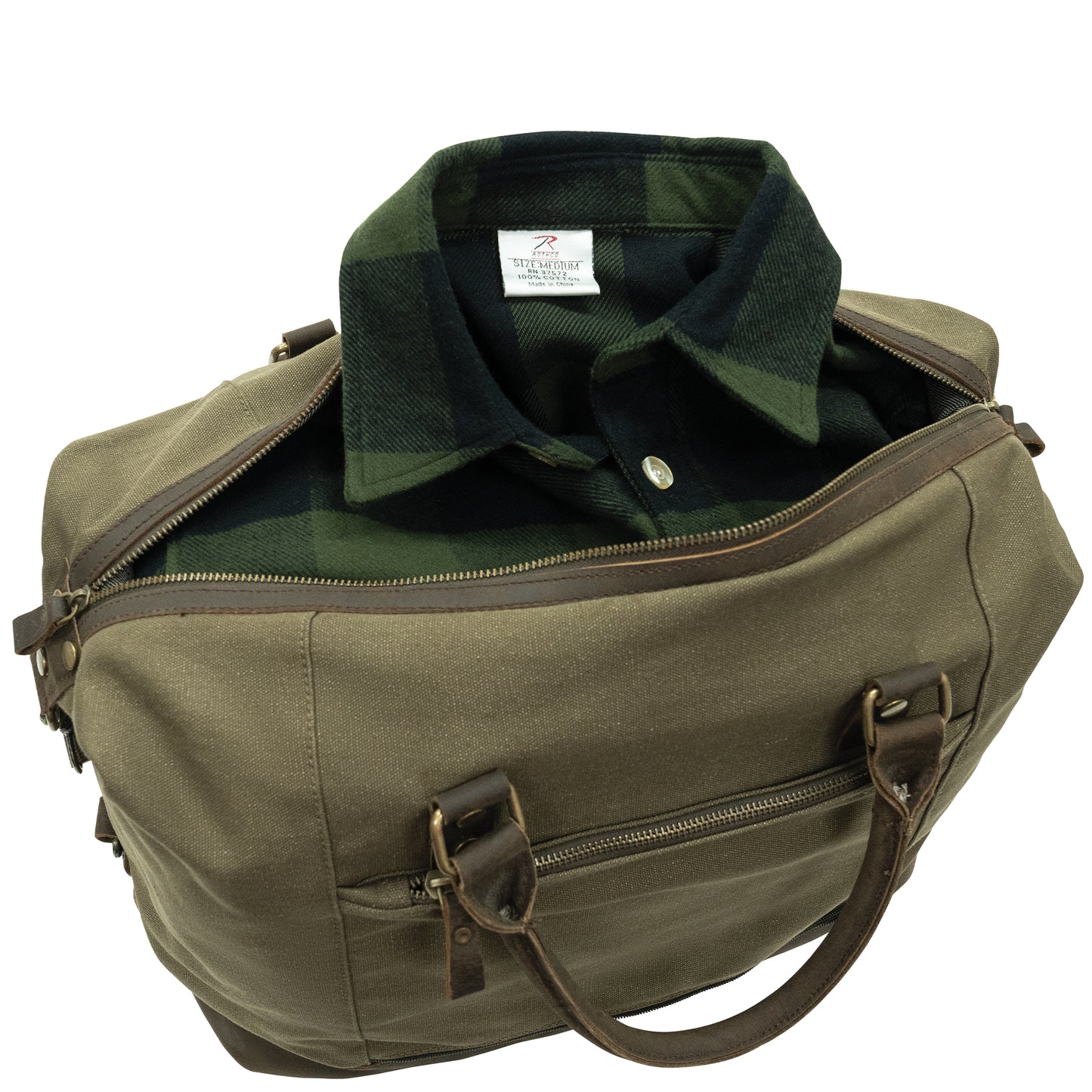 Rothco Vintage Carry-On Travel Bag - Olive Drab