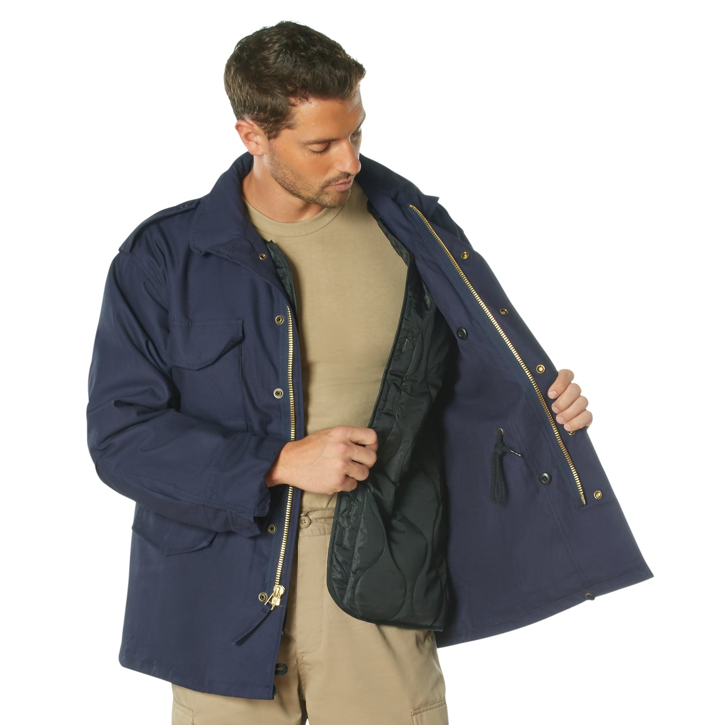 Rothco M-65 Field Jacket With Liner - Navy Blue