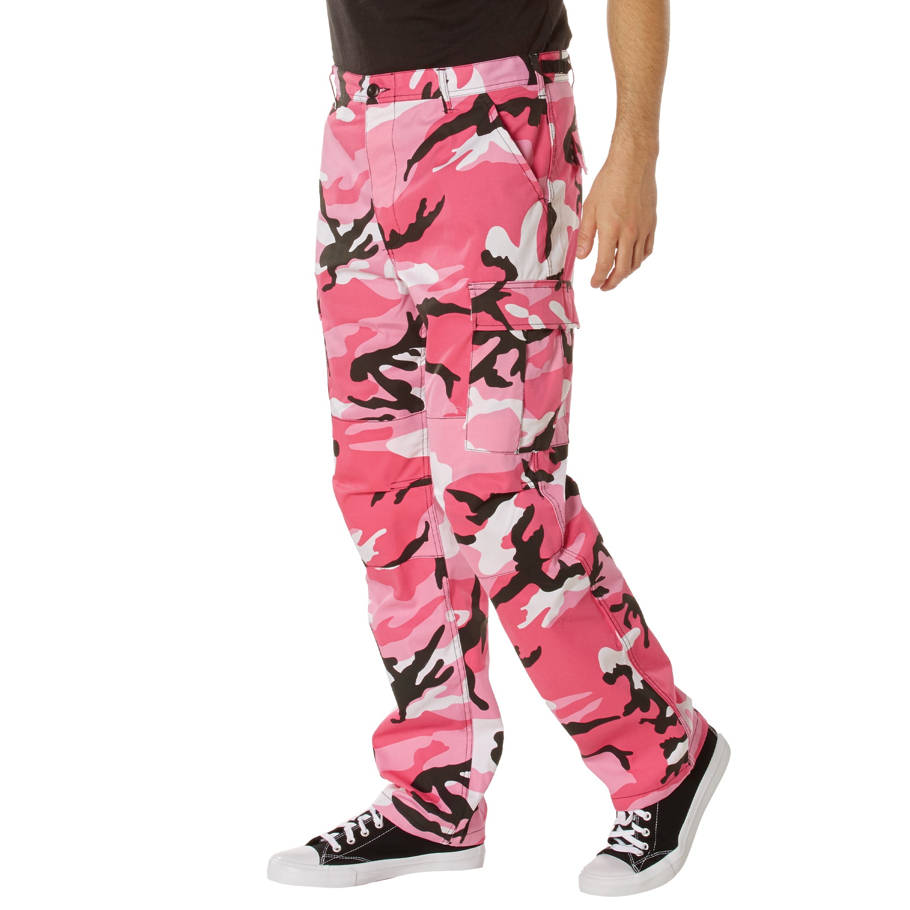Women’s Cargo Pants Drawstring Pink Camouflage Pants Army Pants ROTHCO size  xxs