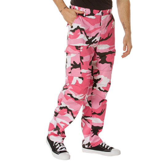 Rothco Color Camo Tactical BDU Pants - Pink Camo
