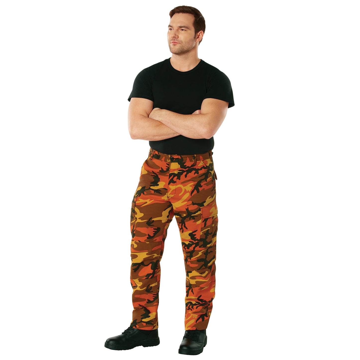Rothco Color Camo Tactical BDU Pants - Savage Orange Camo