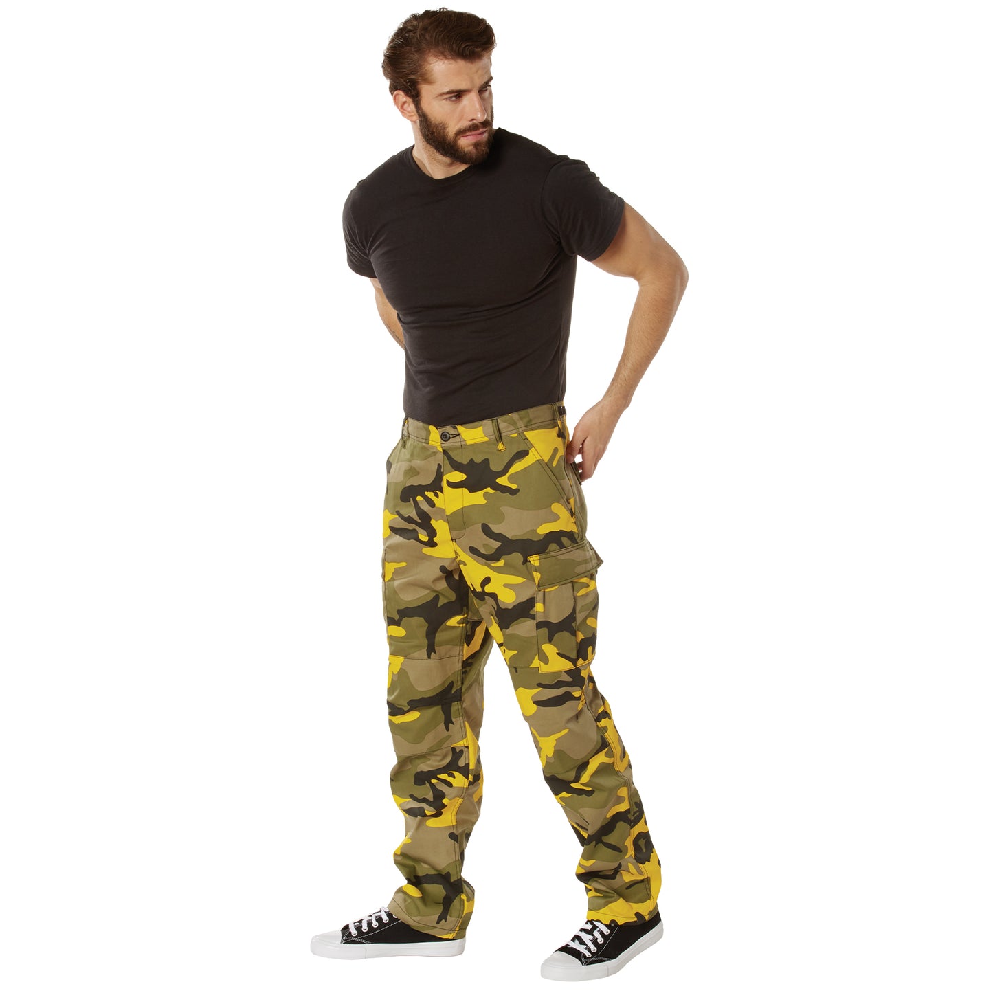 Rothco Color Camo Tactical BDU Pants - Yellow Stinger Camo