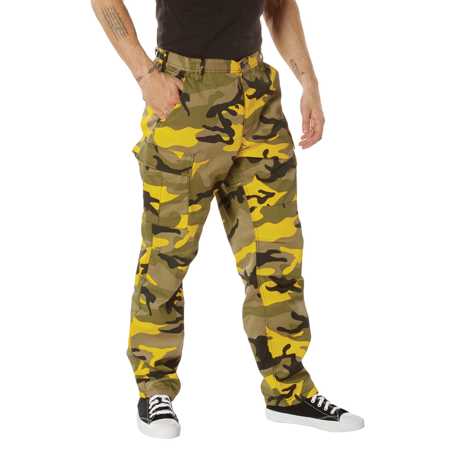 Rothco Color Camo Tactical BDU Pants - Yellow Stinger Camo – PX