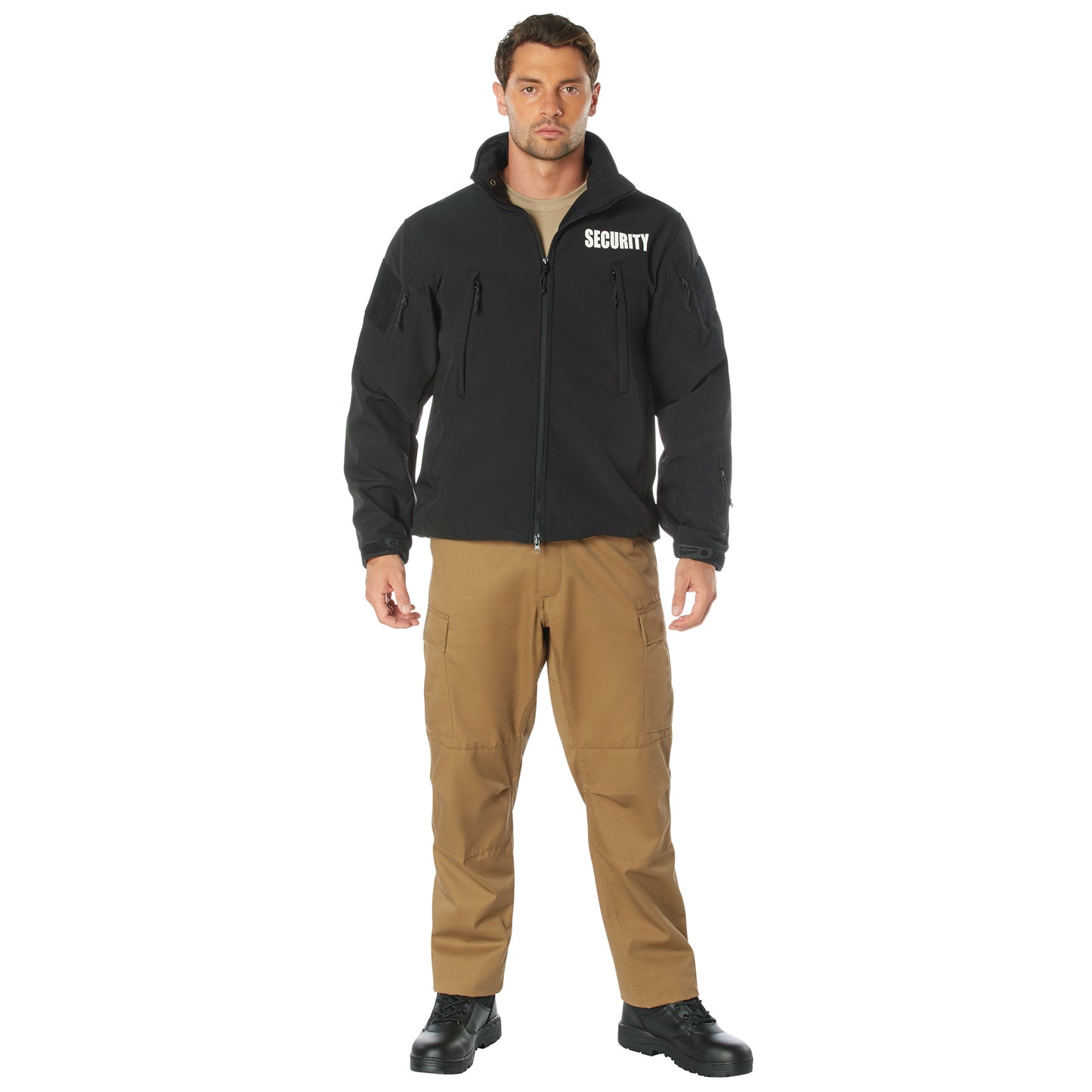 Rothco Spec Ops Soft Shell Security Jacket - Black