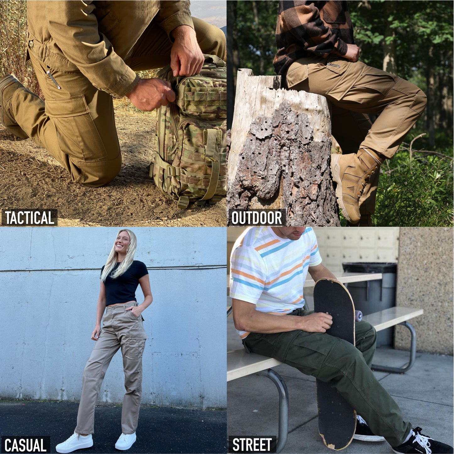Rothco Color Camo Tactical BDU Pants - White Snow Camo