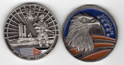 Challenge Coin - Eagle Apache and Soldier Jordan