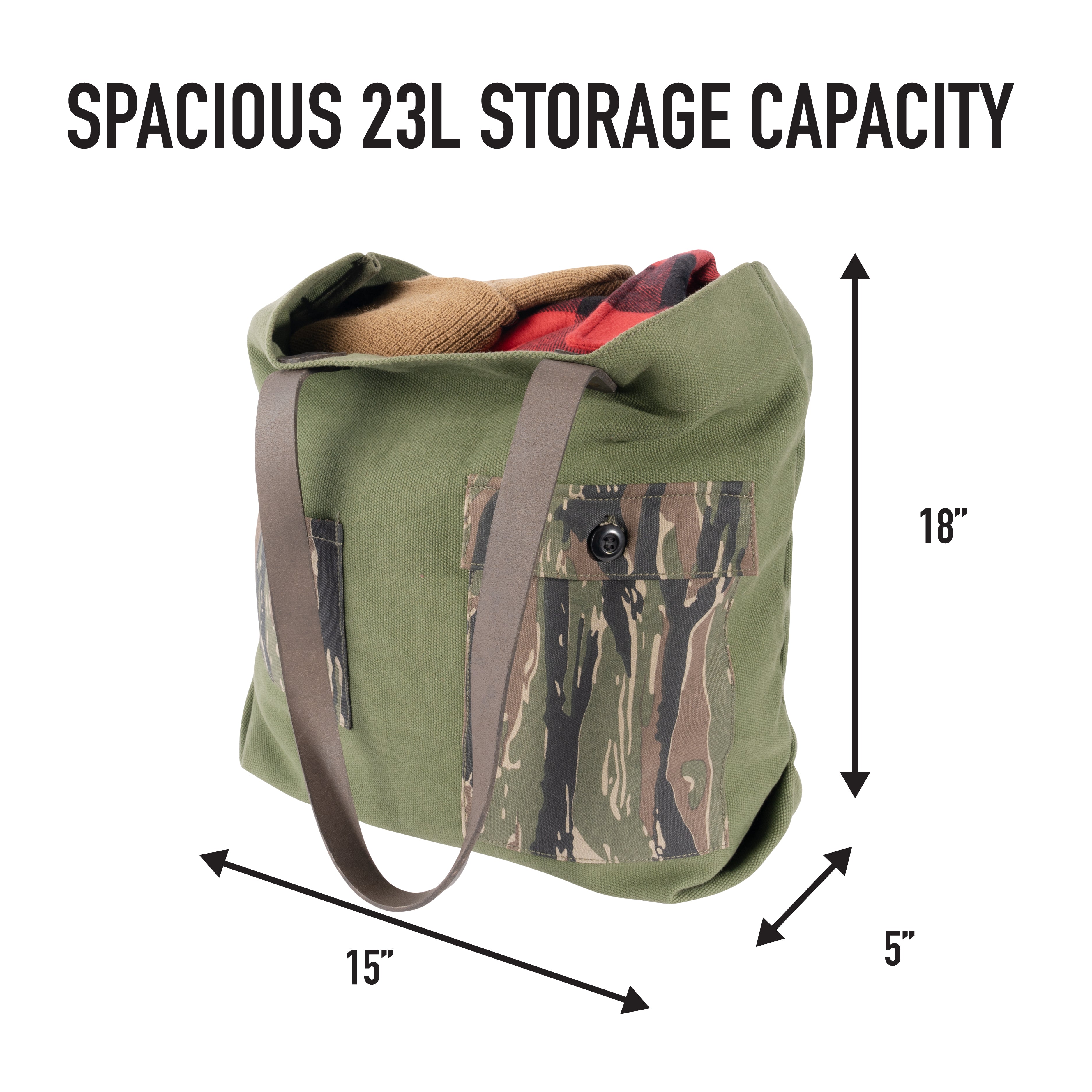 Rothco Camo Canvas Tote Bag