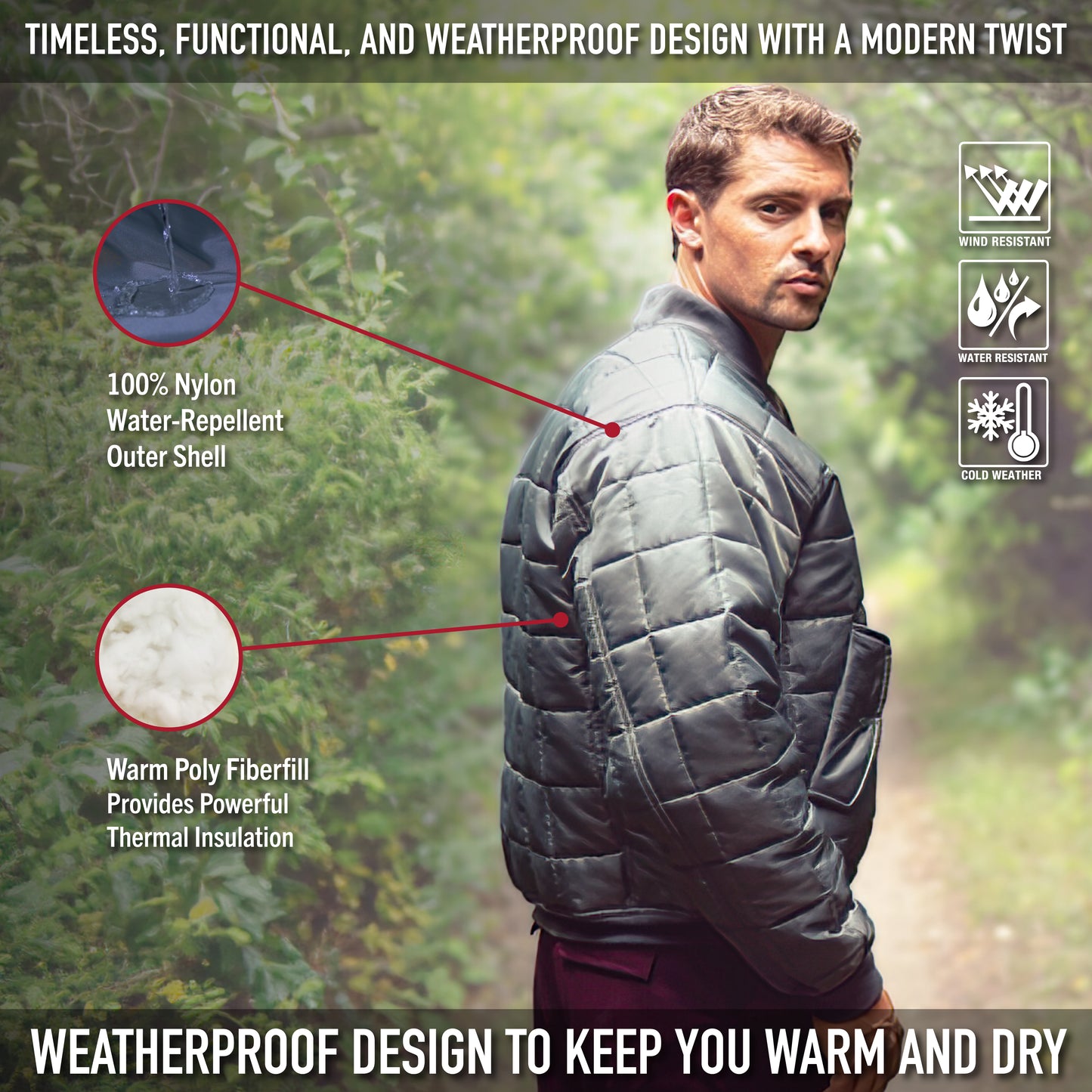 Rothco Quilted MA-1 Flight Jacket