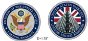 US Embassy London England Challenge Coin