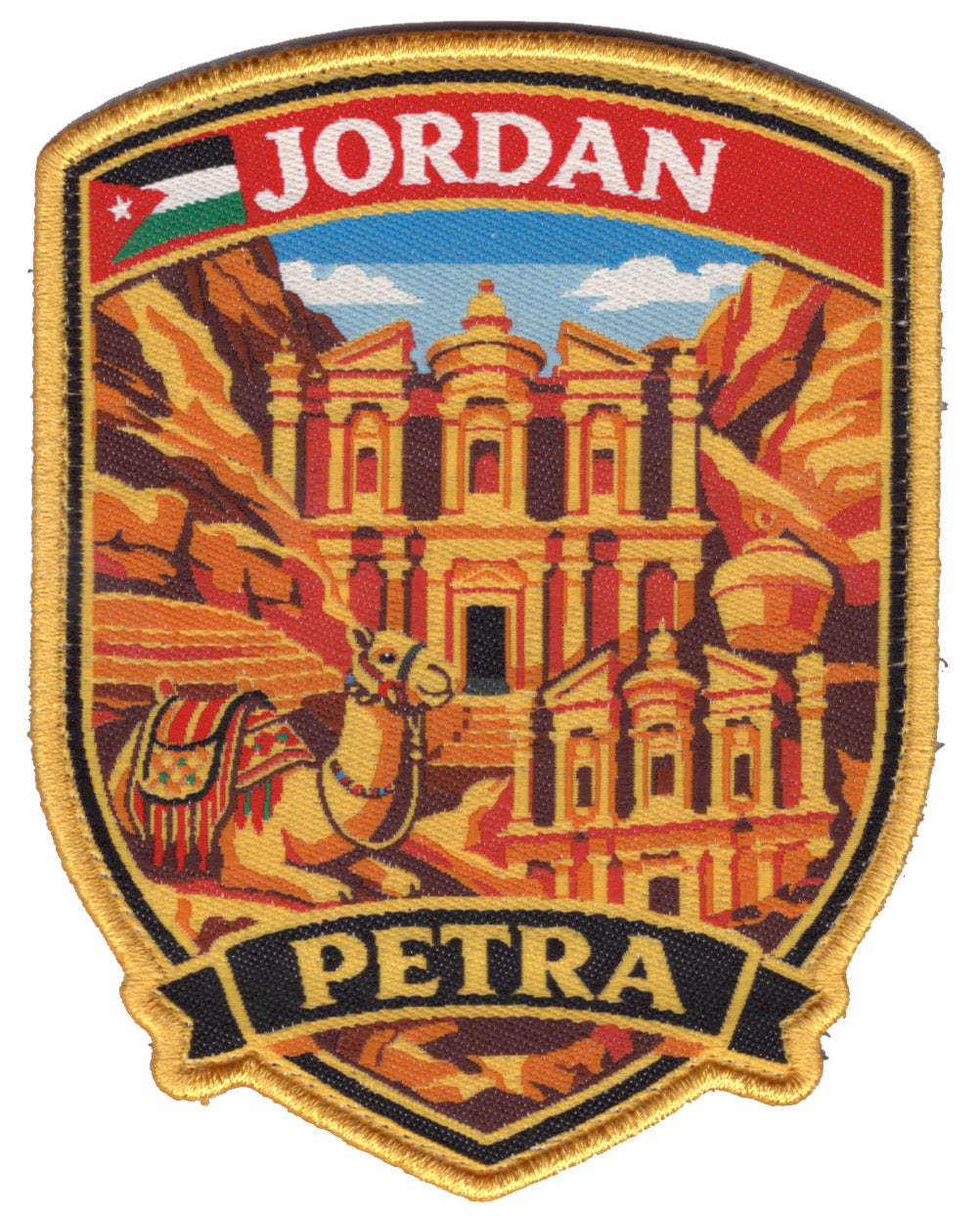 Jordan Petra Patch With Jordan Flag