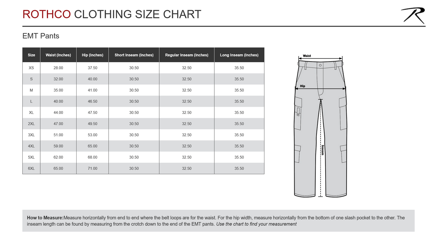 Rothco EMT Medic Pants