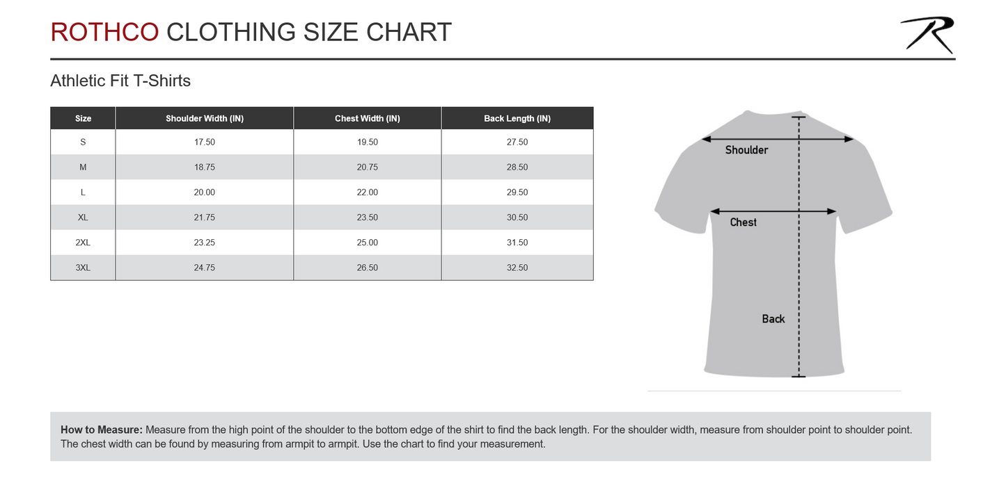 Rothco Tactical Athletic Fit T-Shirt