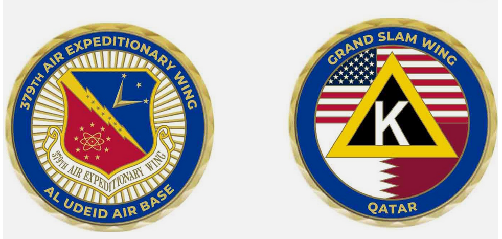 Challenge Coin - 379th Air Expeditionary Wing  AUAB Qatar