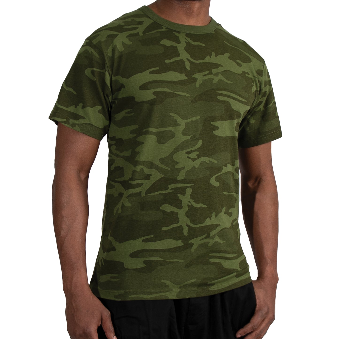 Rothco Color Camo T-Shirt - Green Camo
