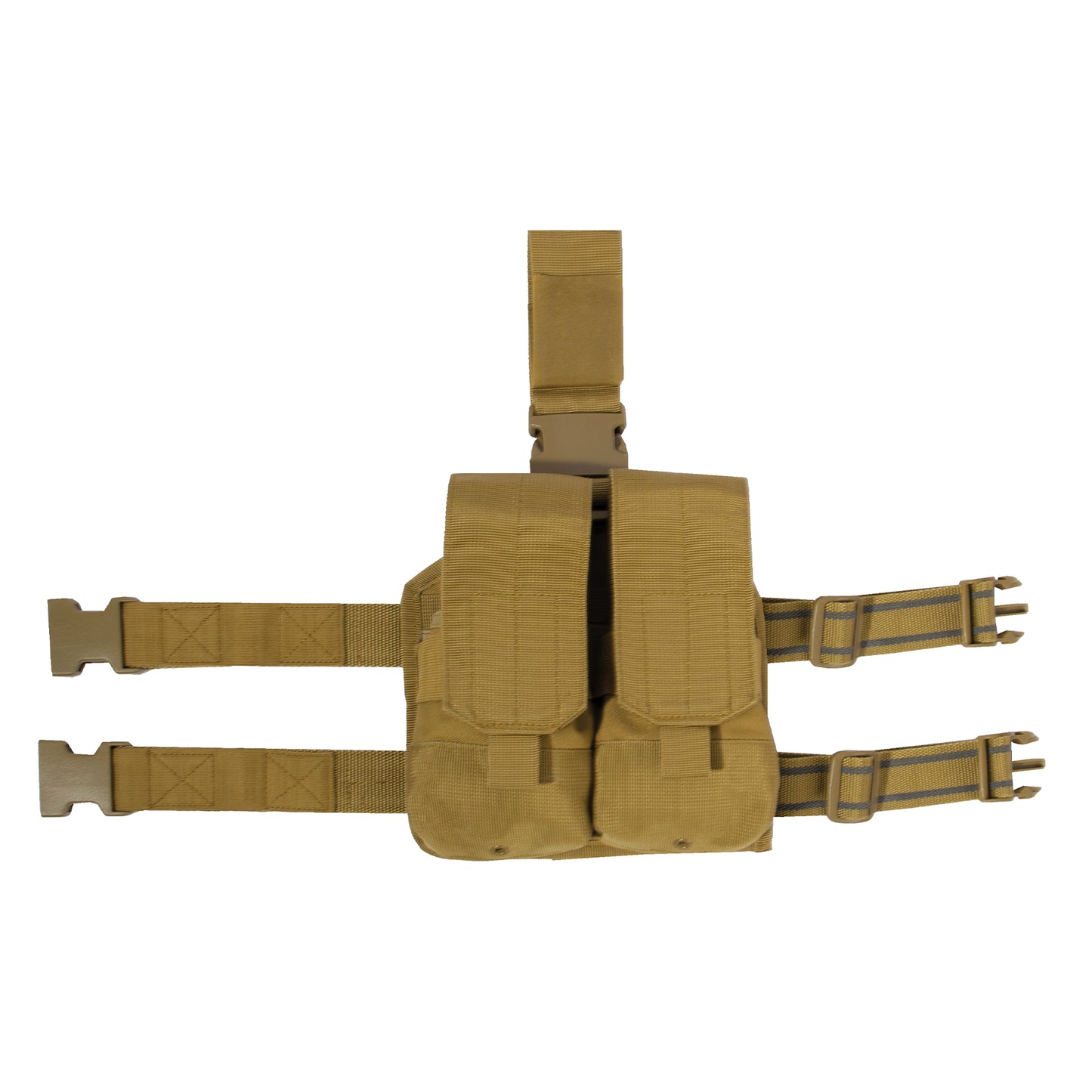 Rothco Drop Leg Double Mag Pouch - Coyote Brown