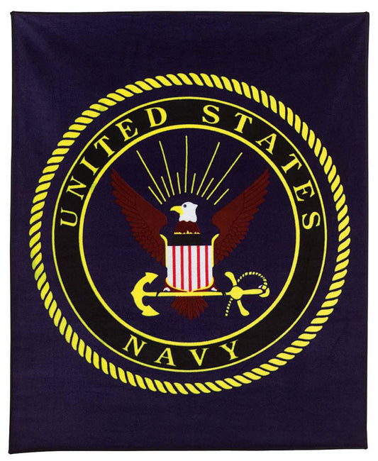Rothco USN US Navy Fleece Blanket