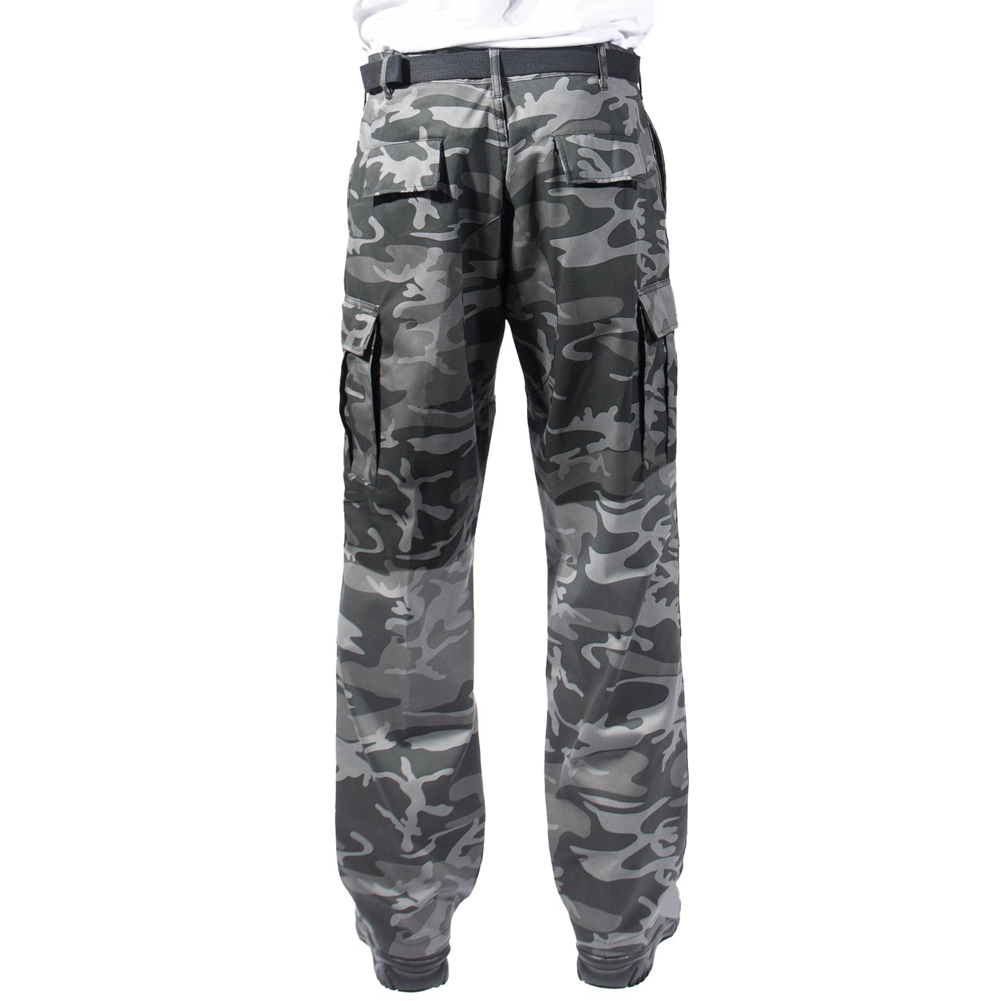Rothco Relaxed Fit Zipper Fly BDU Pants - Black Camo