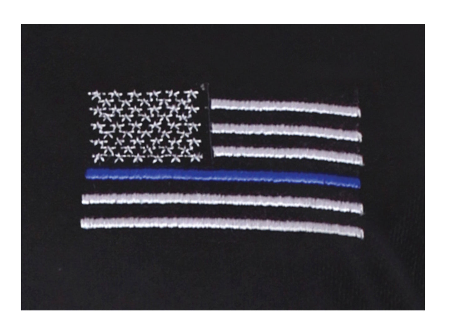 Rothco Thin Blue Line Moisture Wicking Polo - Black