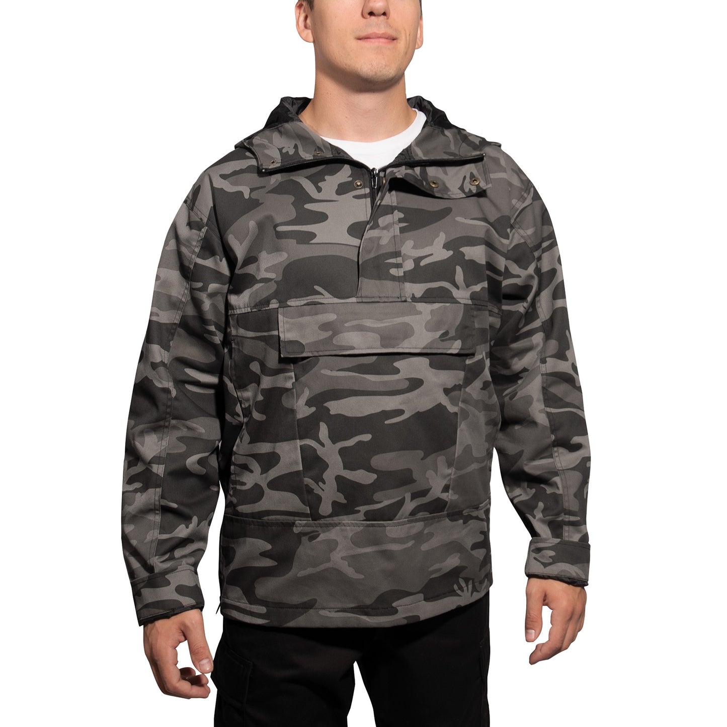 Rothco Anorak Parka - Black Camo