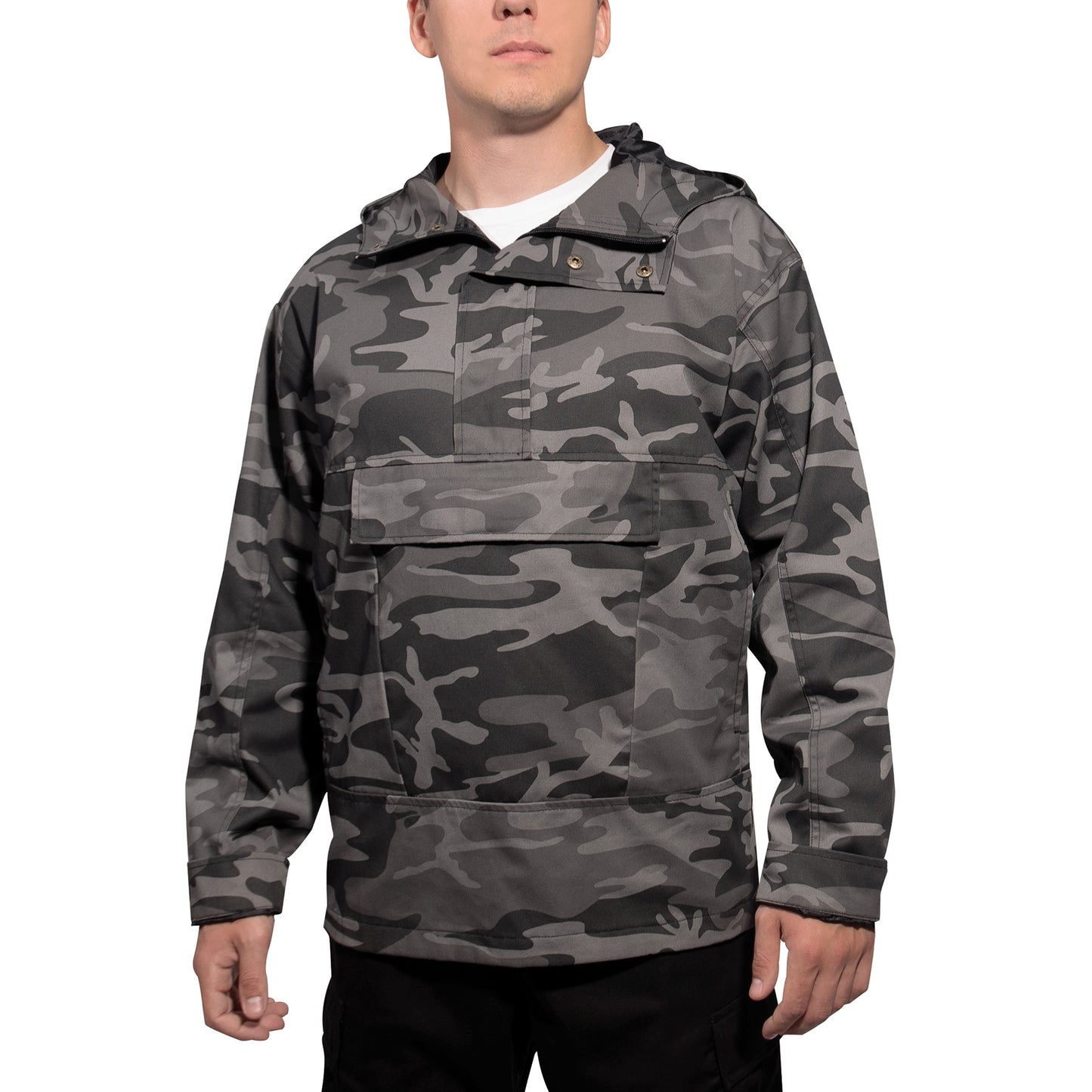 Rothco Anorak Parka - Black Camo