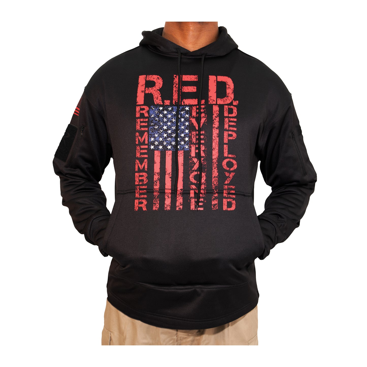 Rothco Concealed Carry R.E.D. (Remember Everyone Deployed) Sweatshirt Hoodie