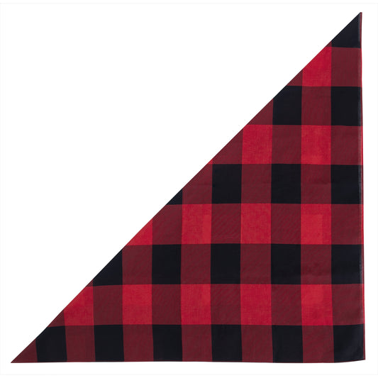 Rothco Red Plaid Bandana – 27" X 27"