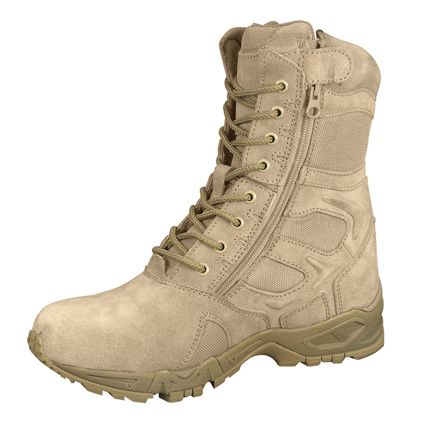 Rothco Forced Entry Deployment Boots With Side Zipper - 8 Inch