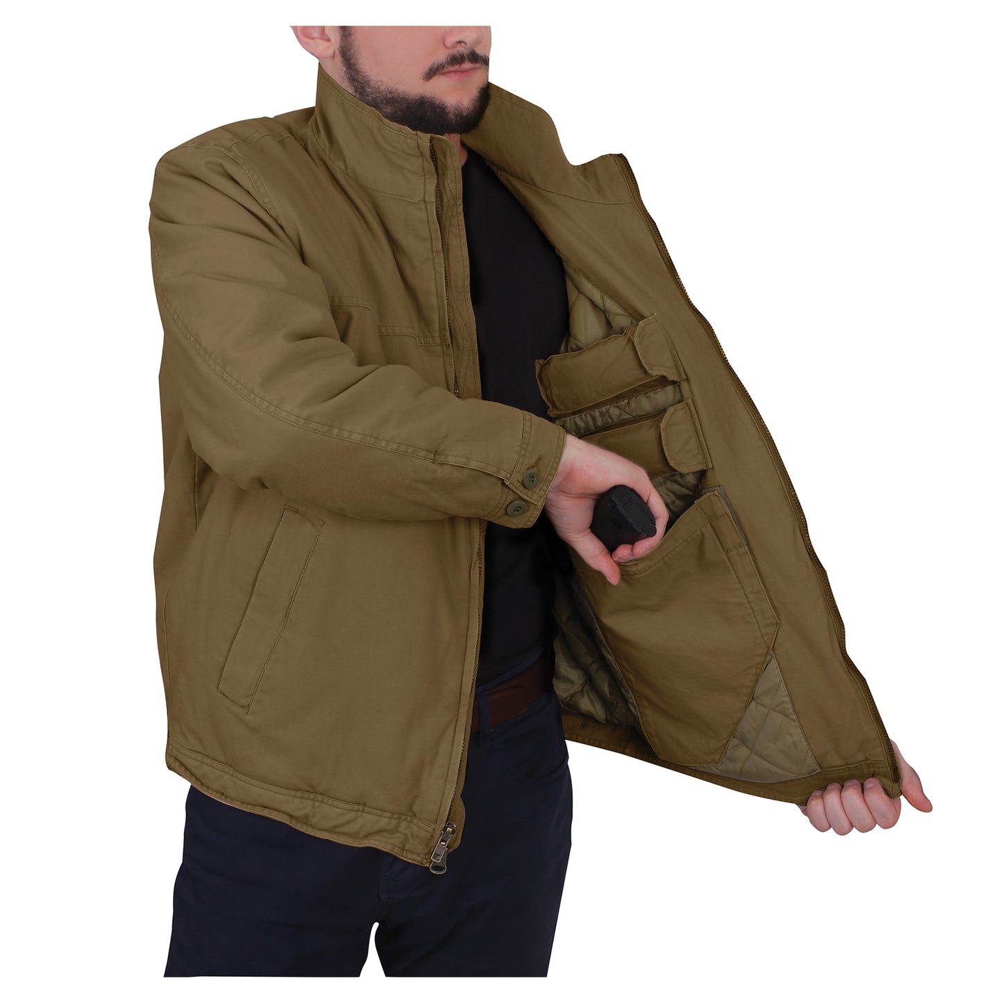 Rothco Concealed Carry 3 Season Jacket - Coyote Brown