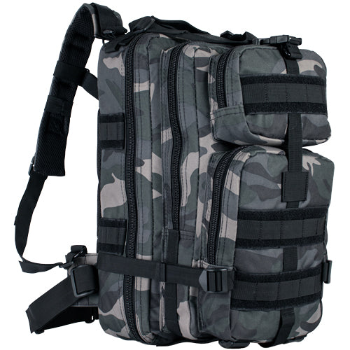 Fox Outdoor Medium Transport Pack Tactical Molle Backpack - Midnight Woodland Camo
