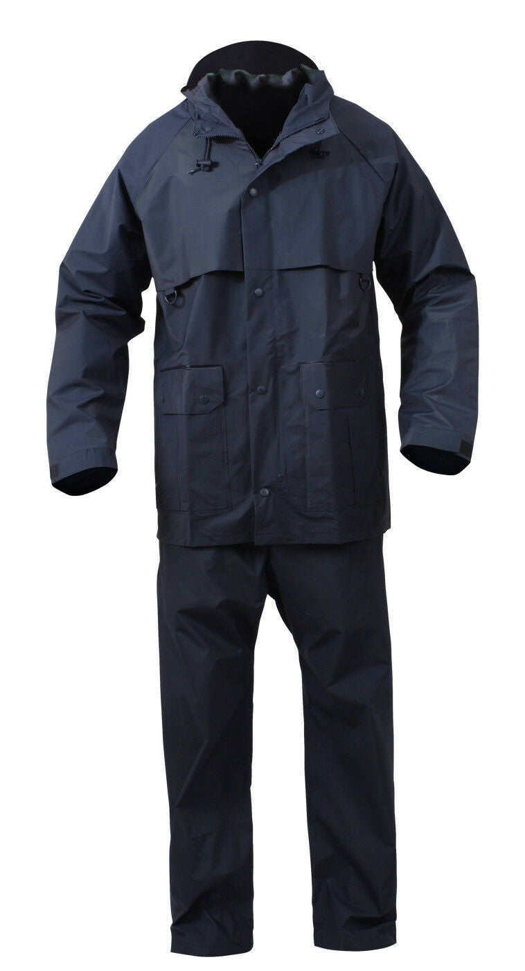 Rain Suit Lightweight Durable Waterproof Jacket Pants Microlite 2 Piece R3770
