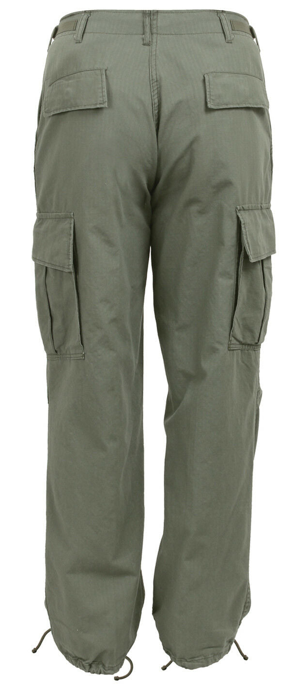 Rothco Vintage Vietnam Rip-Stop Fatigue Pants - Olive Drab Green